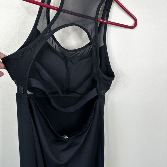 NEW Fabletics Tropez Performance Dress Womens L Black Stretch Tennis Pickleball - Picture 5 of 8